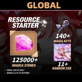 Global Server|125000+Magica Stones+★5 Madoka Kaname -Pluvia☆Neujahr+Magia Key×120+5★kloku Guaranteed Magla Key x1+11-16 Random Five-Star Characters+Account story is complete/Android/iOS Interoperability|Magia Exendra