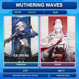 America | UL9 | Galbrena + Hiyuki | Microsoft Email Full Access | 10Min Delivery|@Z127