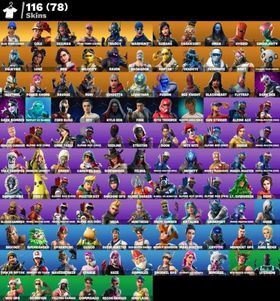 🔷Discount🔷 116 SKINS 🔷 683 LVL 🔷 100 VB 🔷 OG STW🔷Blue Team Leader🔷Cole🔷Shaman🔷Trilogy🔷Sorana🔷Crackshot, Sale, skins 116
