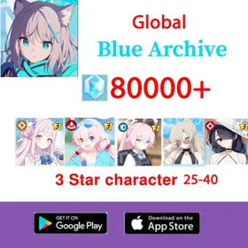[Global]80000+gems|25-40 random 3-star heroes +(limited) Mika +(swimsuit) Hoshino+Takanashi Hoshino+(swimsuit)Nagisa+(swimsuit) Hinata+2-8 limited heroes| Fast shipping