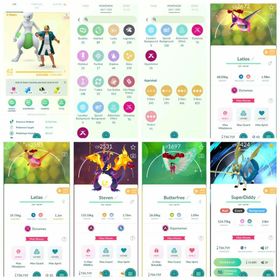💯 Level 62🔥258x Legendary 🌟 270x Shiny 🐉 2x Shiny Dynamax Latios 🚀 Shiny Gigantamax Charizard 💥 Shiny Crown Sword Zacian Special BG ✍🏻 Name Changeable