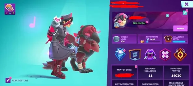 MOCO CAREER LEVEL 104✅COLLECTOR LEVEL 6✅11 WEAPONS COLLECTED✅SPECIAL SKINS✅FULL ACCESS✅SUPERCELL ID