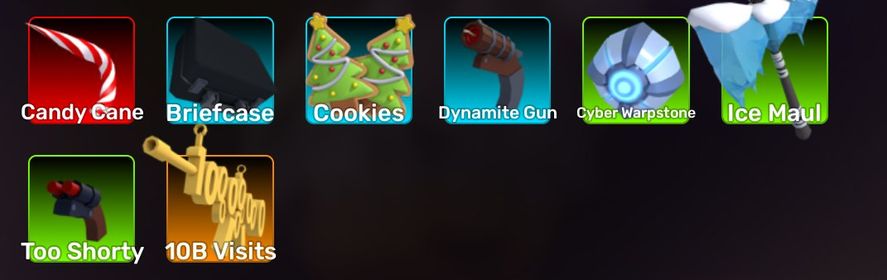 🔫 159 LVL 🔑 184 KEY 🔮 WARPSTONE 🔨 MAUL 💊 MEDKIT 🎨 8 SKINS ⚫, Accounts