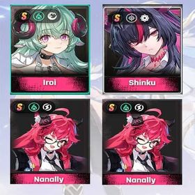 Asia lv 3-6| Iroi + Shinku + Nanally + Nanally | The selector has not been used， Fresh account，tutorial only，Fast delivery