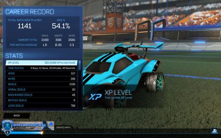 RL1139 🔥 [Epic Games] XP LVL 283 ⚽ Bodies 15 🚀 Animus GP(pink) 🔥 See screenshots ✅ Change email ⚡ ️
