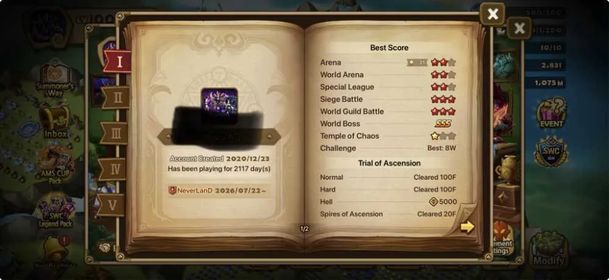 SWS300 – Asia G2 RTA Account | 8 LD5s, Ragdoll + Seimei + G3 Siege
