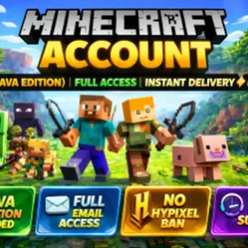 Minecraft Java| Full Access| Instant ⚡Random progress