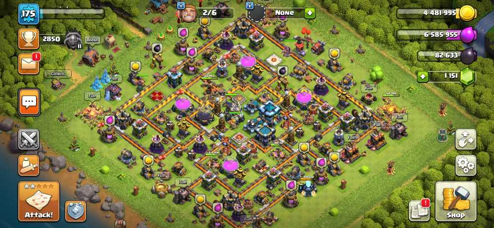RAstore1601 || Town Hall 13 || Xp 175 || BK = 45 || AQ = 50 || GW = 39 || RC = 5 || Login Supercell ID Gmail New || For Android and IOS