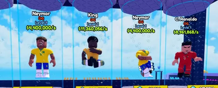 Jump To Steal Soccer Players - 5 Random Level 1 OG Players