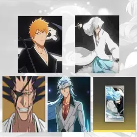 EU server-Aplus| Kurosaki Ichigo + Ichimaru Gin + Zaraki Kenpachi + Grimmjow + Grimmjow weapon|Starter acc|Fast Delivery