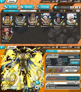 GF 527 - LVL 29 - HB 5 - 7 EX META 3 MAX - KIZARU MAX - SATURN MAX - NUSJURO MAX - TRAFALGAR LAW - KUZAN - GEAR 5 LUFFY - ROGER - SUPPORT 153  - BR796