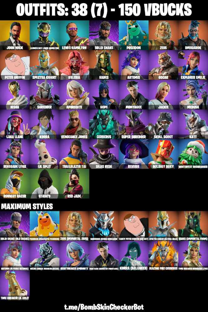 JOHN WICK+LEWIS HAMILTON+LAUNCH DAY LEWIS HAMILTON+SPECTRA KNIGHT+SHREDDER+SUPER SHREDDER+SKULL