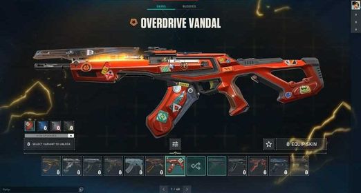 EUROPE | Overdrive Vandal | Unranked | Full Access | No Bans