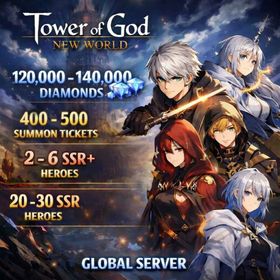 🔷Discount🔷Global🔷120,000-140,000 Diamonds🔷400-500 Tickets🔷2-6+ SSR+🔷20-30+ SSR🔷, Sale