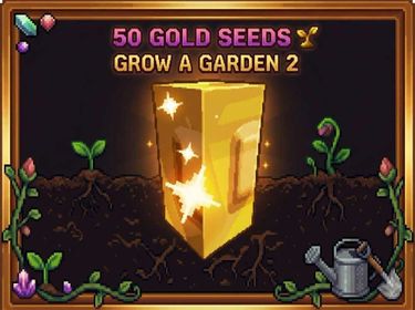 50 Gold Seed 🌱 Grow a Garden 2 Account
