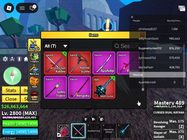 ID 554:LV2800+Sanguine Art+CDK+SG+6 Race V4 Full Gear + Mammoth Inven |Human,Angel,Mink,Shark,Cyborg,Ghoul|Unverified Account|Auto Delivery|Blox Fruits