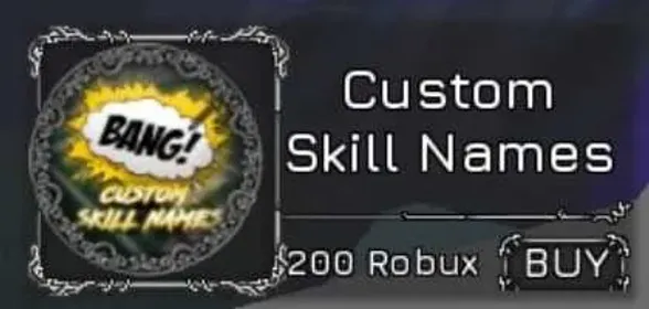 Custom Skill Names - Ryujin