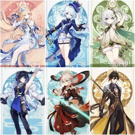 Asia|AR10|Nicole Reeyn+Furina+Nahida+Yelan+Kazuha+Zhongli|6 5-star characters|8-15 four-star characters|No birthday set, no email bound|Able to explore 100%|can log in normally immediately|Genshin Impact