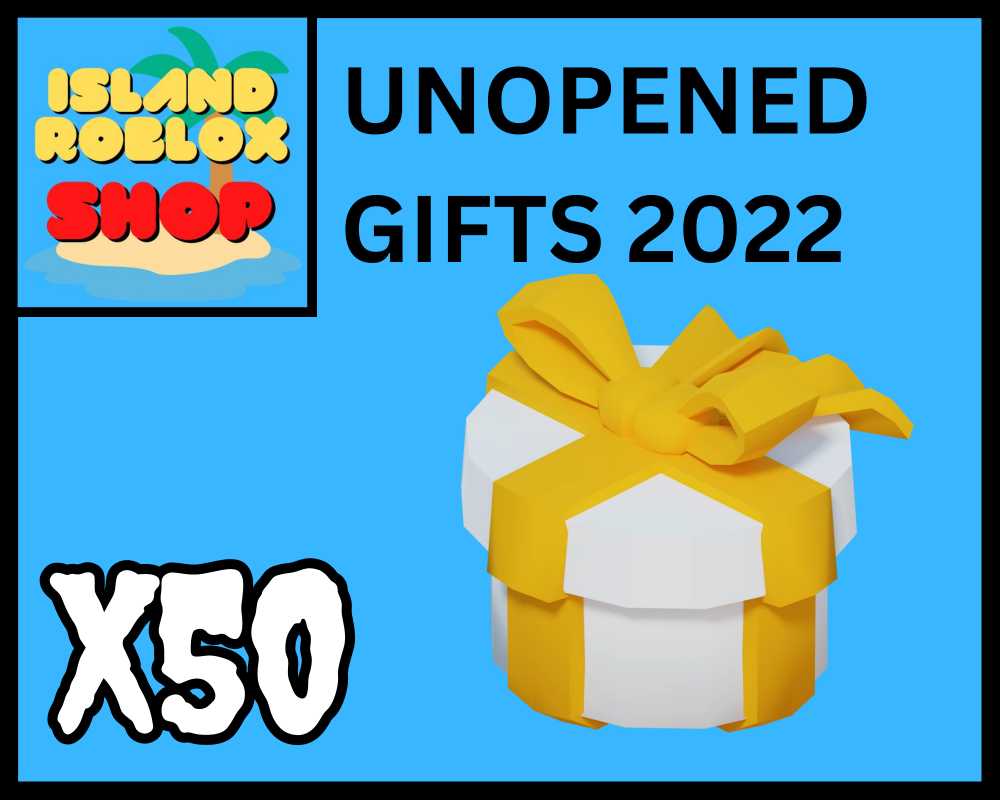 Roblox Islands x50 Unopened Gift 2022