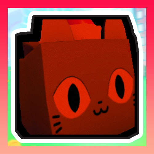 RAINBOW Huge Festive Cat