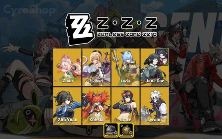 [ASIA] Starter IK12 | Male | Yidhari + Lucia Weapon + Zhao + Jane Doe + Zhu Yuan | Rate On | #ZZ050