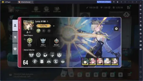 GLOBAL-S1 | Lv.79 | 27 SSR | Mid Game Content | Fresh Quest HardMode | 2,8K Crystal | Log Google | More Check SS ER004B