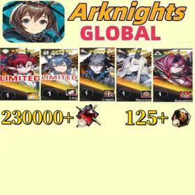 Global EN|230000-240000 synthetic jade+125+ origin stone or Single number 430-450 draws+Yu or Ling or Logos or Necrass or Ascalon One of them /Some chapters passed [Android/IOS] Arknights