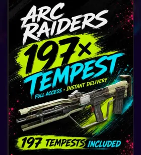 🔴 ARC Raiders 🔴 197x Tempest Fully Attached💥 Full Access 💥 Instant Delivery 💥 PS5/Xbox Linkable — Game Not Included