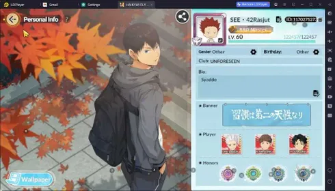 SEA LV60|34K DM|3 SP[BokutoR2,Oikawa,Akaashi]+Memo|6 UR[SakusaR2,Kageyama,Ushijima,Komori,ETC]|10SSR|Google|TakeMail|RA842B