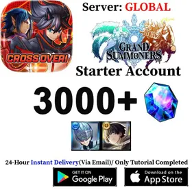 Global | 3000+ Crystal |Houka + Last Miracle lslid. | [Grand Summoners]