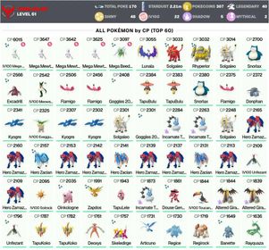 Shiny IV100 MEGA Mewtwo Y 6K ✨Shiny Solgaleo 3K ✨Legend:40 ✨Shiny:48 ✨Hundo:22 ✨Shiny:Zacian,Zapdos ✨Shiny DouseGenesect-Pokemon Go Account