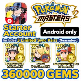 [Android Only] 360000 Gems | Starter Account | 500+ Scout Tickets | Limited Edition Sync Pairs