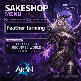 GLOBAL - COLLECT 560 REQUIRED WORLD FEATHERS | Aion 2