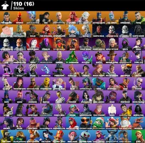 Fortnite: 110 SKINS Inferno | Aura | P33LY | Paradigm (Reality-659) | Mizuki + 1300 VB ✅ All Platforms ✉️ Full Access