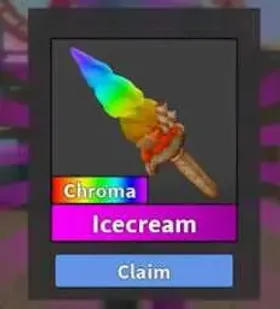 🌈CHROMA ICE CREAM (GODLY RARITY)🍦 || Murder Mystery 2 || MM2 || Icecream Chroma