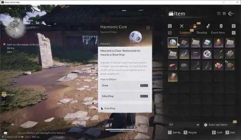 GLOBAL|Lv 5|3676 GS|1 Harmonic Core Unused|Anthem of Ages,Golden Oath,Master Deceiver|Female MC|Log Netease|Check SS|WWM1434