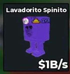 [INSTANT DELIVERY] Lavadorito Spinito (RAINBOW) 1YR TRAITS 1B/s l Steal A brainrot