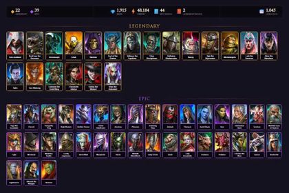 [STARTER]Titus+Ozilda the Wicked+Ezio+Krok'mar the Devourer+Xenomorph+Artak+Skeletor+Scyl+Vallaryn the Equalizer+39Epics
