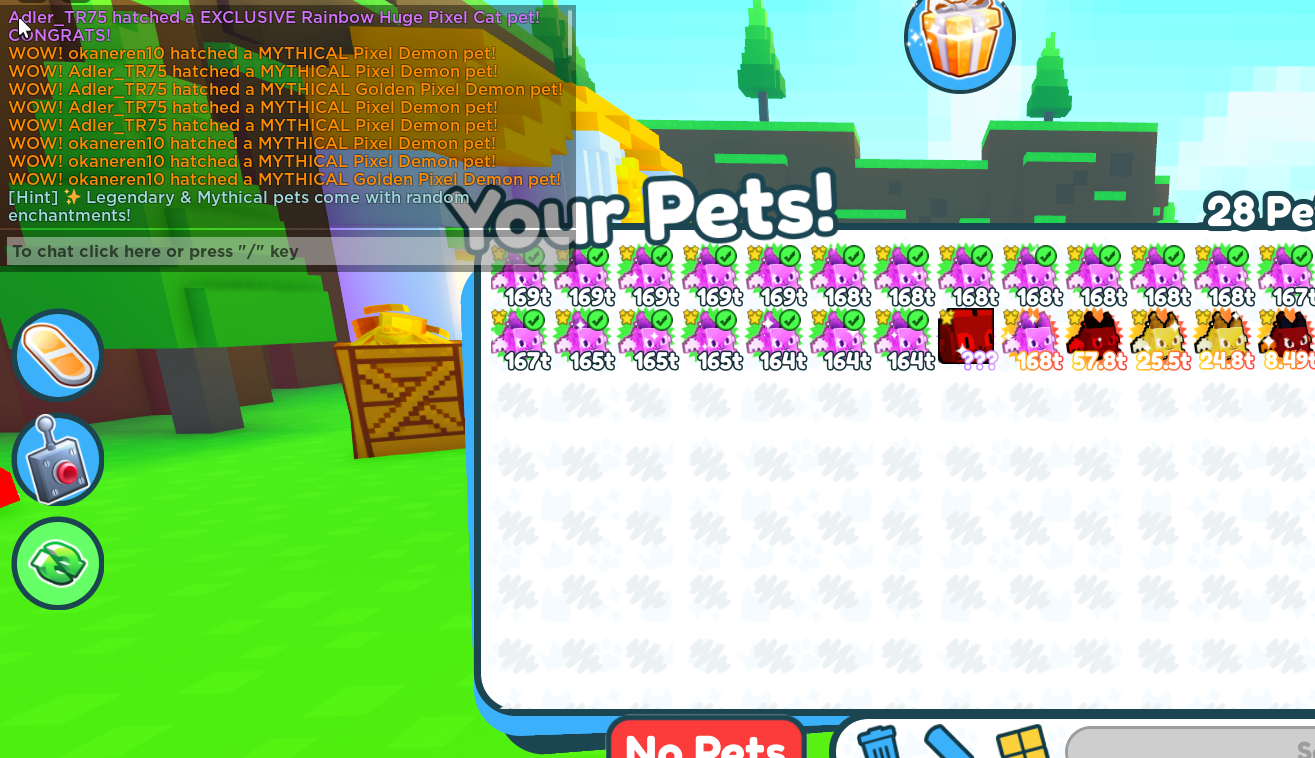 rainbow huge pixel cat Fast Delivery