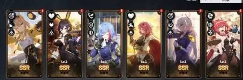 Asia.Professor M + Formal Arthurra (Light Healer) + Kewen + Christe + Water Shield + Bunny Summer, 6-T0 SSR units