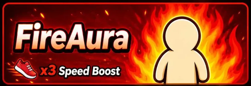 FIRE AURA +1 SPEED KEYBOARD ESCAPE