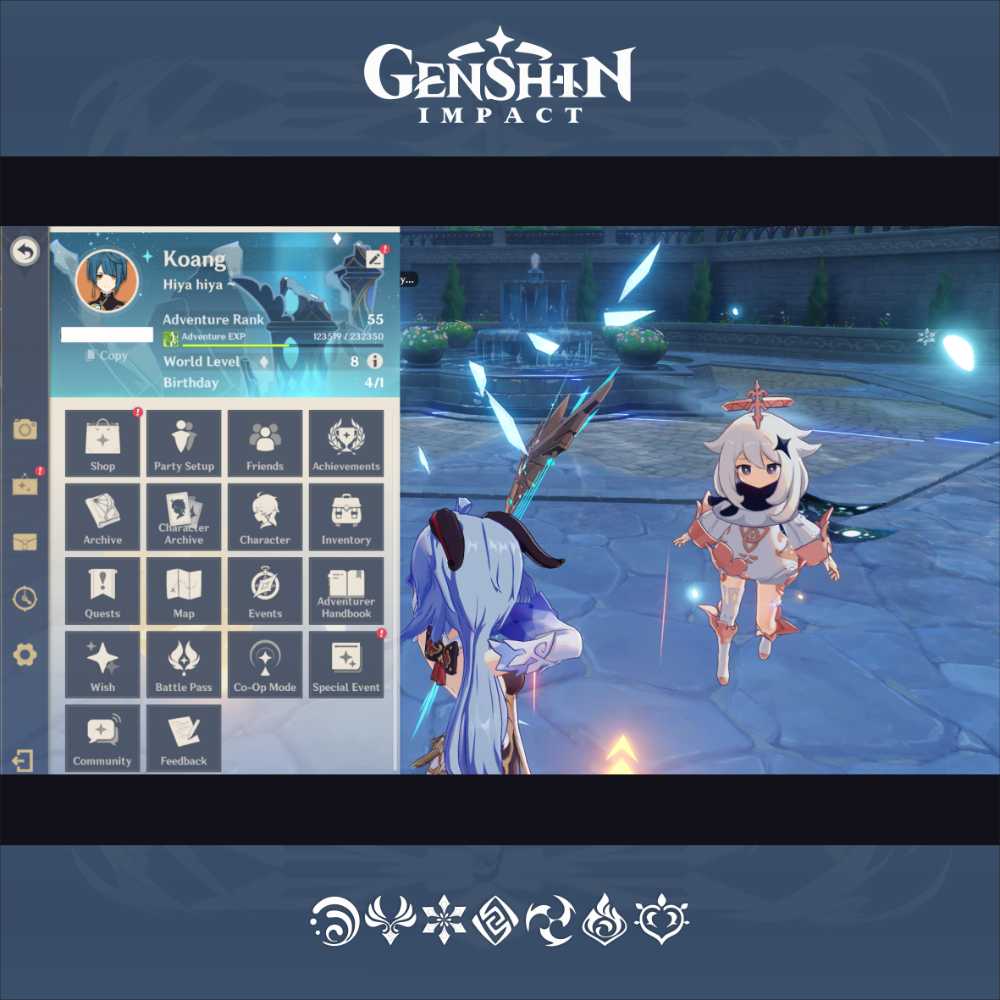 Asia Ar 55 10 5 Ganyu R2 Skyward Harp Zhongli Childe C1 Diluc C1 Jean High Pity Counts F2p Account