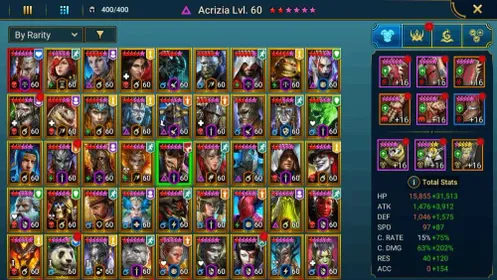 End Game Account | Power 15.4M | Level 100 | 1 Key CB UNM | 1 Key Hydra Nightmare | 2 Mythical | 101 Legendary | RSLA224