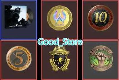 CS2 Prime 599 hours+5Medals(Operation Breakout Challenge Coin/10Y/5Y/Loyalty Badge/Global Offensive Badge)