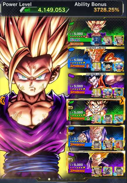 INSTANT[CNL T237]UL SS2 Gohan (Youth)14s+LF Vegeta/Goku 8s+LF Purple ...