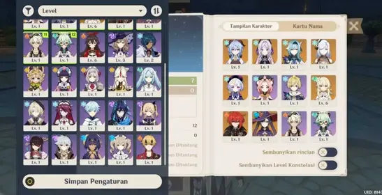 ASIA AR7 | LUMINE | GANYU+CITLALI+EULA+SHENHE+QIQI+MONA+DILUC | UID OLD 81 | PET READY | SAVE | LOW EXPLORE