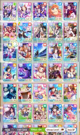 Global Endgame Rank UF | 37 Mlb Card (Kitasan, Fm, Sc, Tachyoon,Lh, Etc) + 42 Umas + 51k Carats [Instant Delivery]!!!
