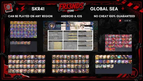 SKR41 | GLOBAL ASIA | BEAST 5O7K FAI T2 + 37 T6 SSR CHAR + 7 6STAR LEG PET + 16K RUBIES + 4 LEGENDARY SKIN