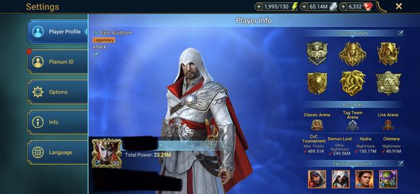 [3 Mythical Champions][23.25M] Lady Mikage(6*),Frolni,Embrys + 180 LEGENDARY (Graazur,Georgid,Yumeko,Lamasu,Venus,Lydia+2,Eostrid(6*),Armanz,Harima,Pallas,Shalled+2,Kassandra,Fabian(5*),Firrol(5*)...) + 1k UNM + 1k NM HYDRA + 25 SD/25 SHOGUN AUTO