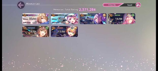 Global | Squad Rating 8554, Total Rating 3,9M | 6 SS Roster, SS Tama Kunimi, SS Seika Higuchi, SS Seira Sakura | 120 Quartz HB01